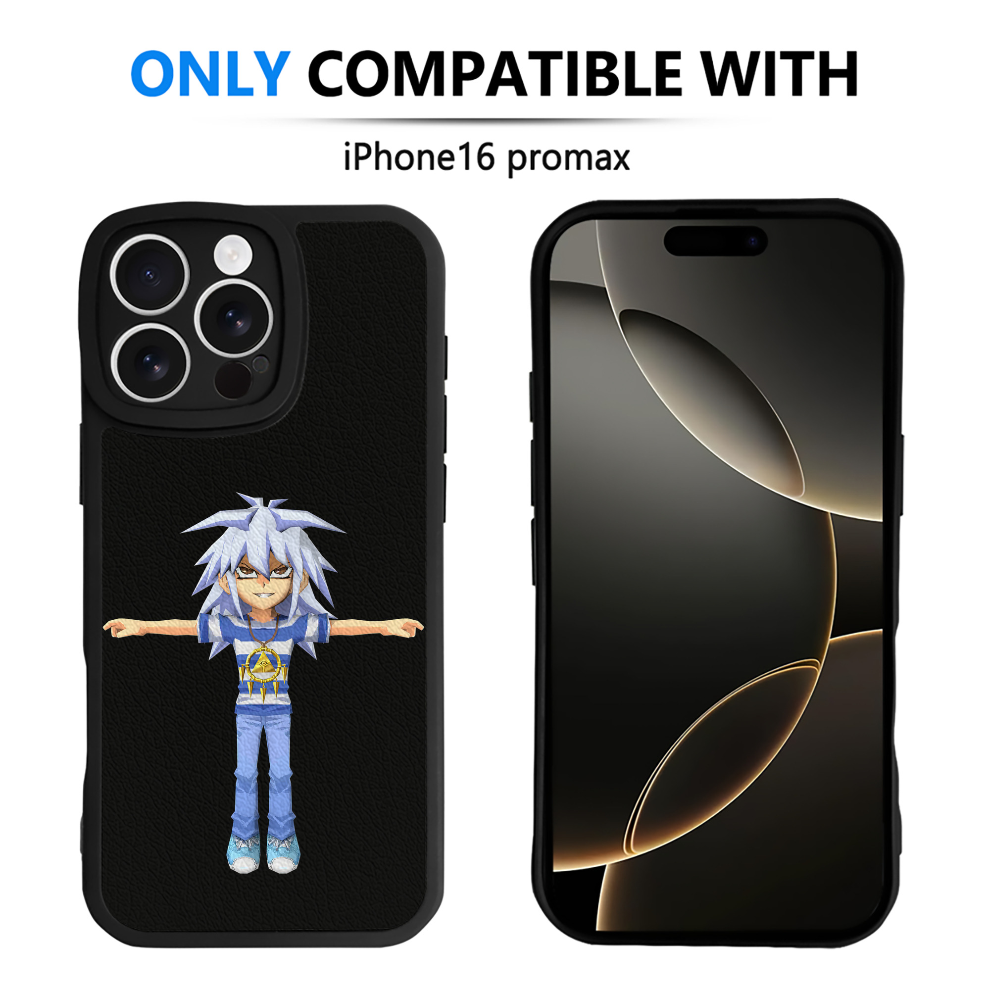 遊☆戯☆王 Yu-Gi-Oh! 【iPhone 16シリーズ対応】シリコンスマホケース（レザー調） 材質：シリコン